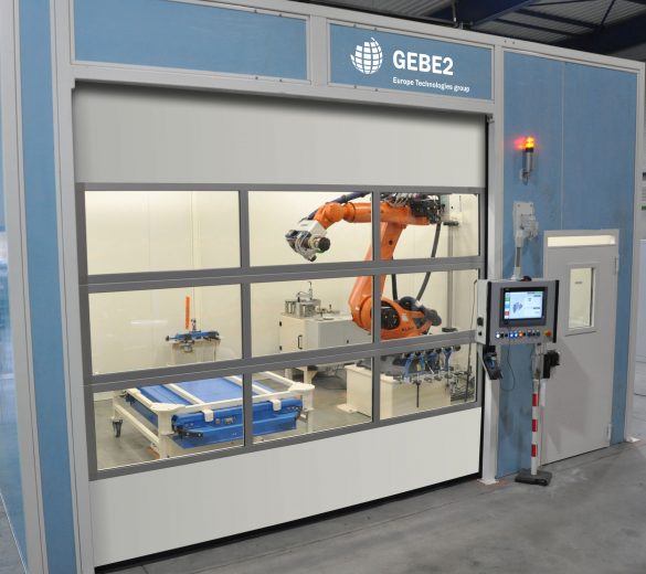 Metal sanding robot - aluminum alloy - GEBE2