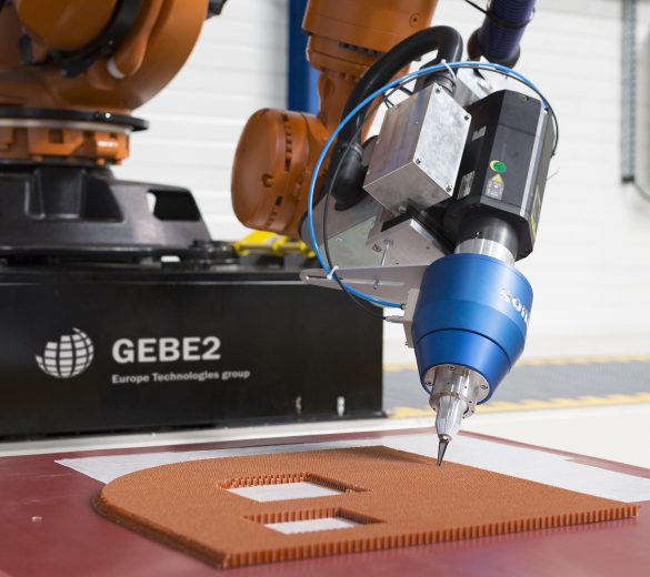 Robotic cutting - composite ultrasonic cutting - GEBE2