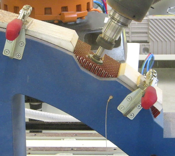 Robotic machining - Honeycomb cutting surfacing - GEBE2