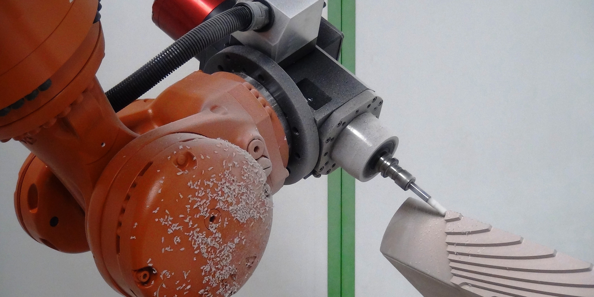 Robotic machining - composite machining - GEBE2