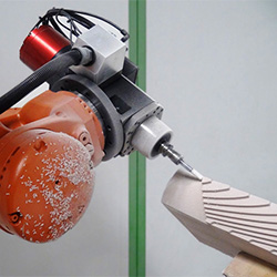 Photo d'usinage robotisé